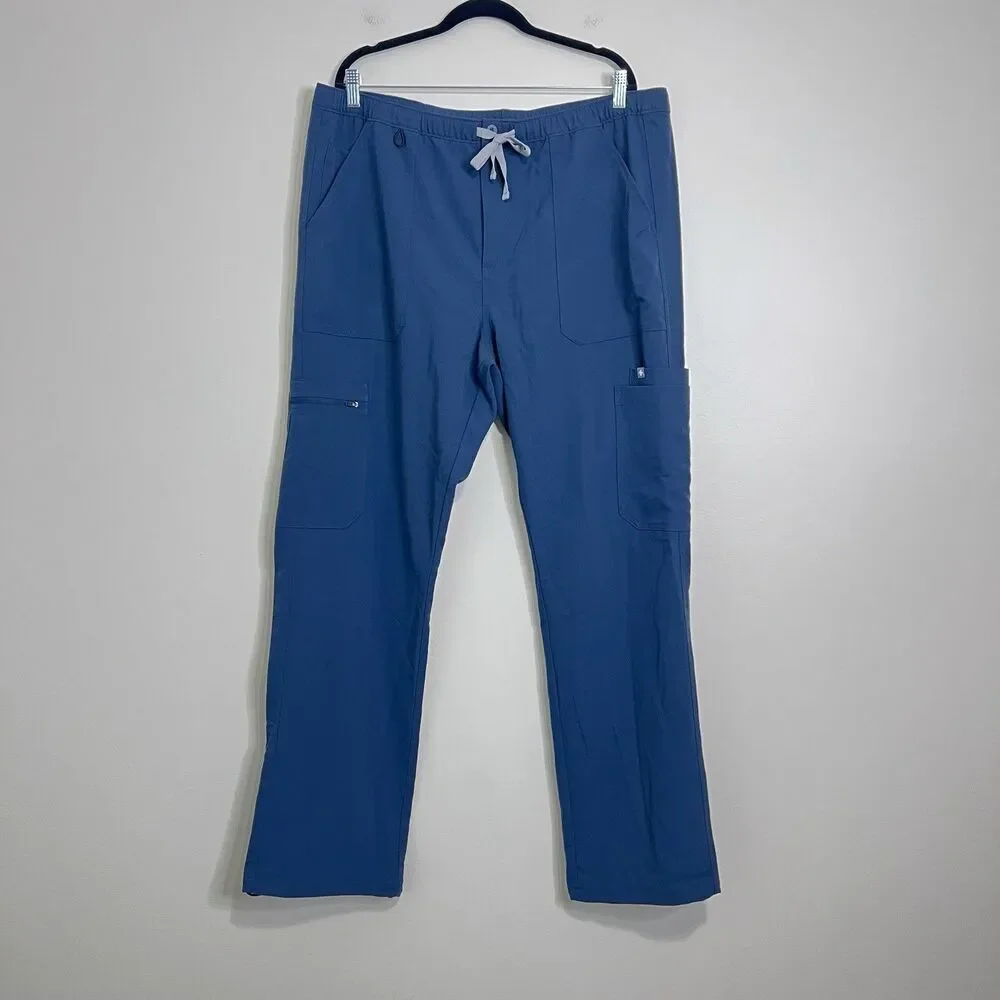 FIGS Cairo Cargo Scrub Pants Mens Size XXL NEW FIONx Stretch Medical Uniform